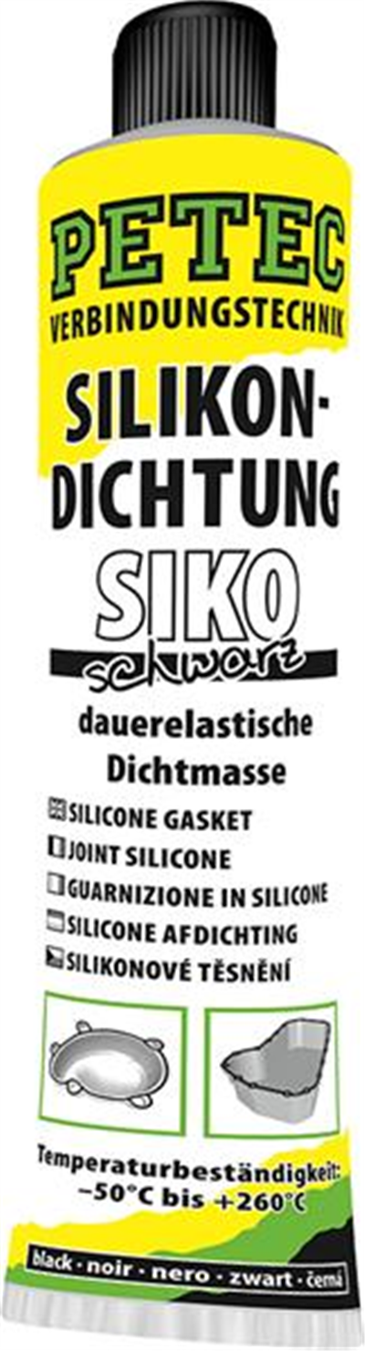 Silikon. těs. hmota - černá - 70ml