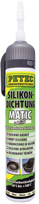 Petec 97920 Silikon. těs. hmota - bílá - 200ml