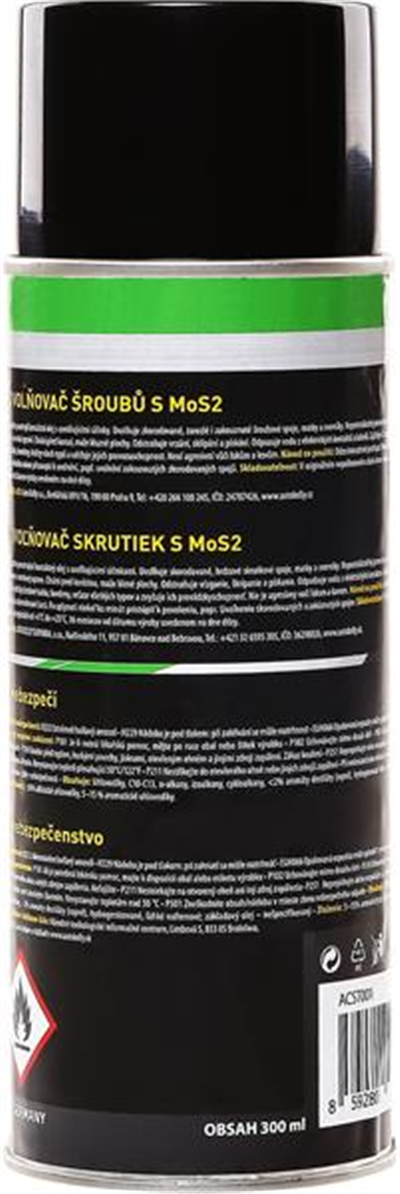 Uvolňovač šroubů s MoS2 - 300ml