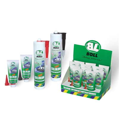 Vysokoteplotní silikon černý - 80ml