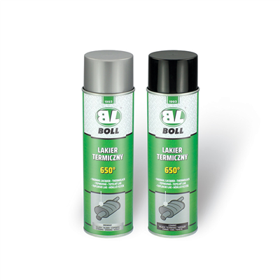 TEPELNÝ LAK 650°C - černý sprej - 500 ml