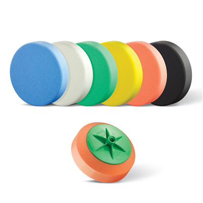 HOUBIČKA NA LEŠTĚNÍ NA ZÁVIT - 150 mm - střední (oranžová)