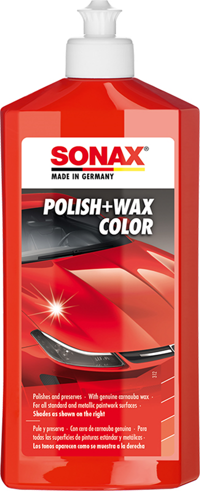 Polish & Wax COLOR červená - 500 ml