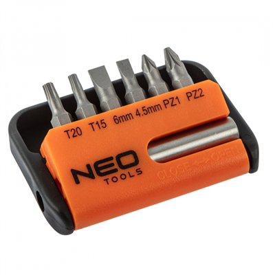 sada bitov 6ks s držiakom NEO tools