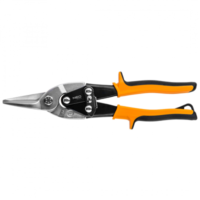 Nožnice na plech rovné 250 mm (žlté) NEO tools