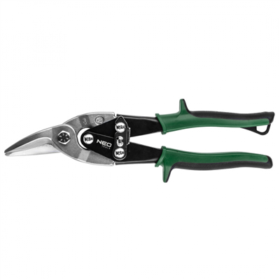 Nožnice na plech pravé 250 mm (zelené) NEO tools