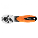 NEO tools 08-501 račňa 1/4 obojstranná zásuvka/bit NEO náradie 72zubov