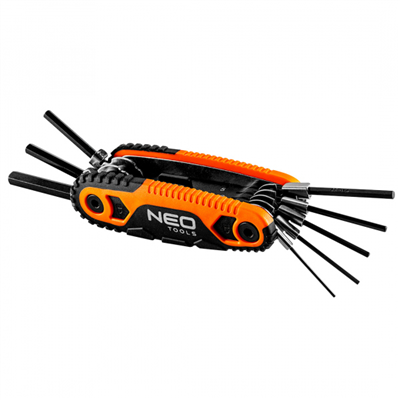 sada kľúčov IMBUS s držiakom 8ks 1,5 - 8mm NEO nástroje