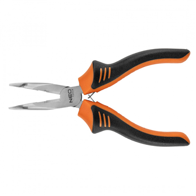 Kombinované kliešte špicaté ohnuté 160 mm Základné náradie NEO