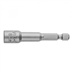 hlavice nástrčná M8 stopka 6-tihran magnet Graphite
