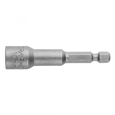 hlavice nástrčná M10 stopka 6-tihran magnet Graphite