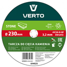 Verto 61H523 kotouč řezný •230x22.2x3,2 na kámen Verto