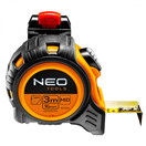 NEO tools 67-203 Oceľový meter 3 m/16 mm s automatickou zarážkou držiak pásky NEO tools