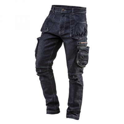 kalhoty pracovní DENIm 5 kapes vel.XL NEO tools