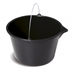 Vědro stavební s nálevkou BUCKET černé 20l
