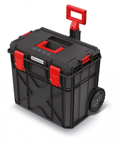 Kufrík na náradie s transp. kolieskami X BLOCK PRO čierny 546x380x510