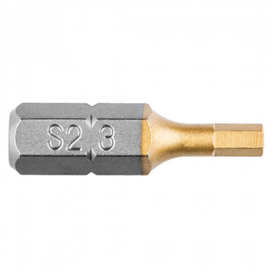 bit HEX3x25mm 2ks 1/4