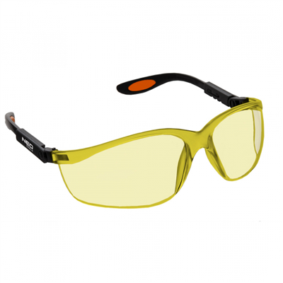 brýle ochranné žluté polycarbonat reg.ramínek NEO tools