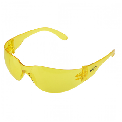 brýle ochranné žluté polycarbonat, síla odolnosti F NEO tools