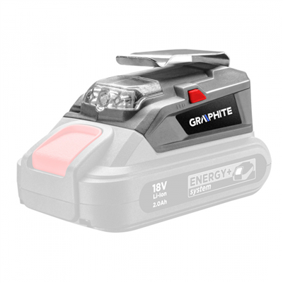 USB adaptér - LED svetlo Energy+ Graphite