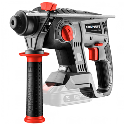 Akumulátorové kladivo Energy+ 18V, Li-Ion/2,2J, bez batérie Grafit