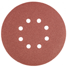 Graphite 55H949 papír brusný kulatý 150 mm, K120, 5 pcs., s 8 dírami, Graphite
