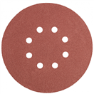 Graphite 55H950 papír brusný kulatý 150 mm, K150, 5 pcs., s 8 dírami, Graphite