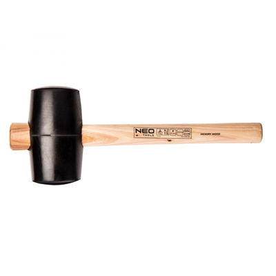 Gumové kladivo -90/1200 g rukoväť orech NEO tools