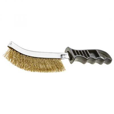 kartáč drát. jemný úzký plast.rukojeť Topex