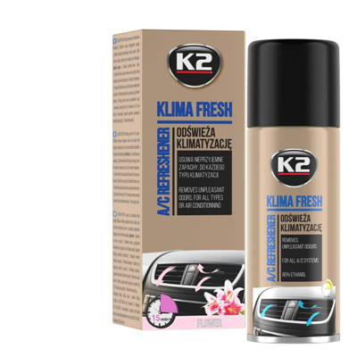 KLIMA FRESH 150 ml - osvěžuje vzduch interiéru vozu - flower
