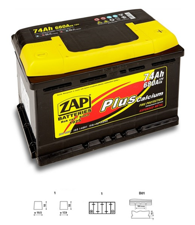 Plus - 74Ah