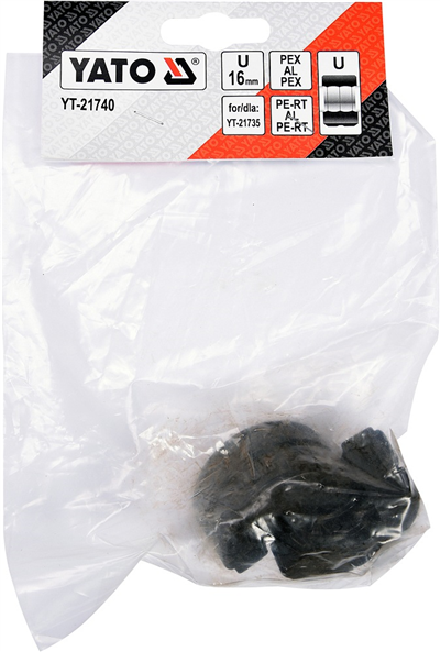 Náhradné čeľuste pre krimpovacie kliešte YT-21735 typ U 16 mm