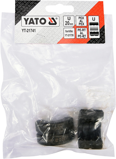 Náhradné čeľuste pre 20 mm krimpovacie kliešte YT-21735 typu U