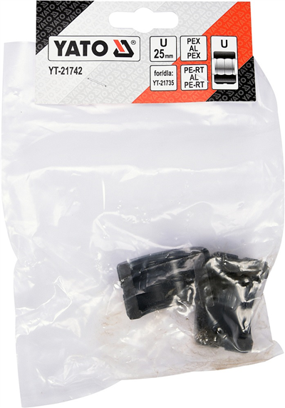 Náhradné čeľuste pre krimpovacie kliešte YT-21735 typ U 25 mm