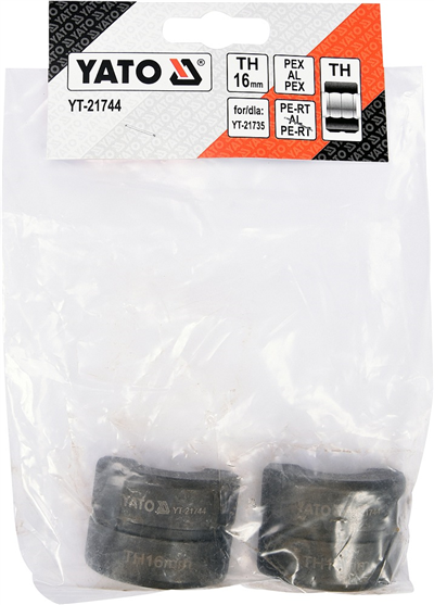 Náhradné čeľuste pre krimpovacie kliešte YT-21735 typ TH 16 mm