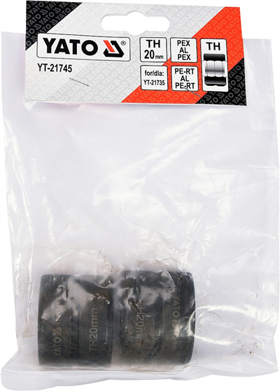 Náhradné čeľuste pre 20 mm krimpovacie kliešte YT-21735 typu TH