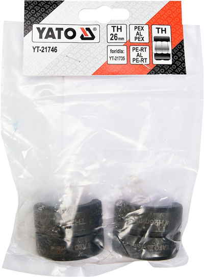 Náhradné čeľuste pre krimpovacie kliešte YT-21735 typ TH 26 mm