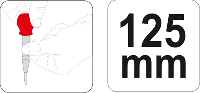 Automatický nastaviteľný dierovač 125 mm