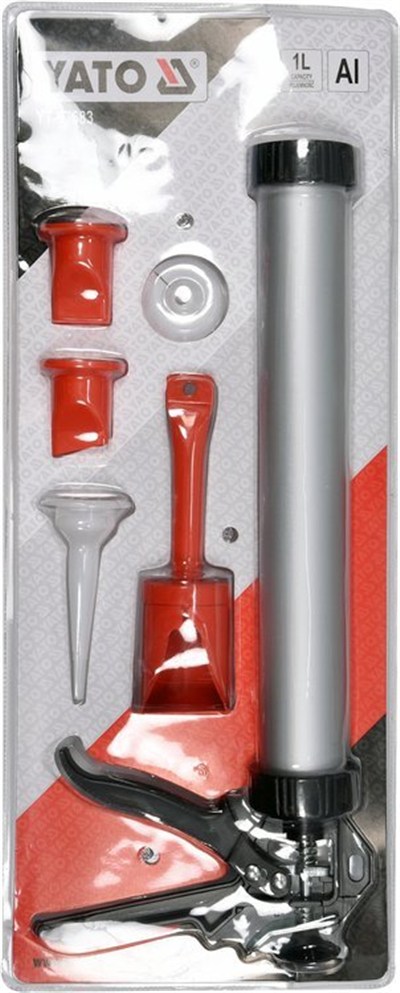 Hliníková vytláčacia pištoľ 380 mm