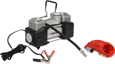 Kompresor 12V s LED baterkou 250W
