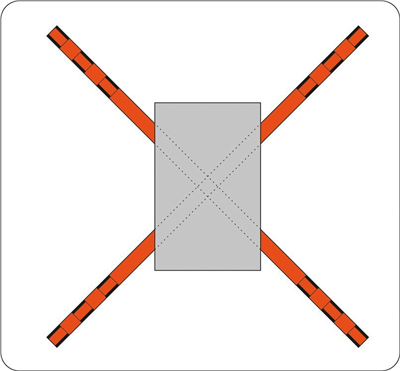 Pásy na sťahovanie nábytku 8 x 280 cm 2 ks