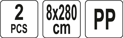 Pásy na sťahovanie nábytku 8 x 280 cm 2 ks