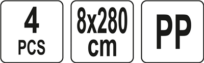 Pásy na sťahovanie nábytku 8 x 280 cm 4 ks
