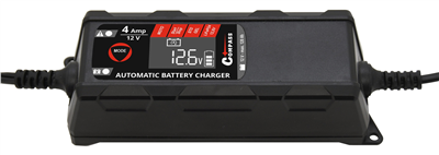 Nabíječka mikroprocesor 4Amp 12V PB/GEL/AGM/LiFePO4 LCD displej
