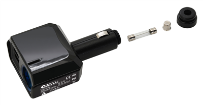 Adaptér pevný 12V + 2x USB 2400mA SELECT