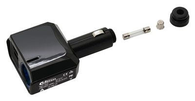 Adaptér pevný 12V + 2x USB 2400mA SELECT
