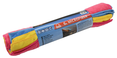 Mycí utěrka MICROFIBER 40x30cm 6ks