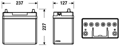 Excell 12V 45Ah
