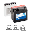 Exide ETX5L-BS motobaterie AGM suchá, přednabitá 12V 4Ah 70A 113x70x105