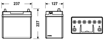 Excell 12V 45Ah
